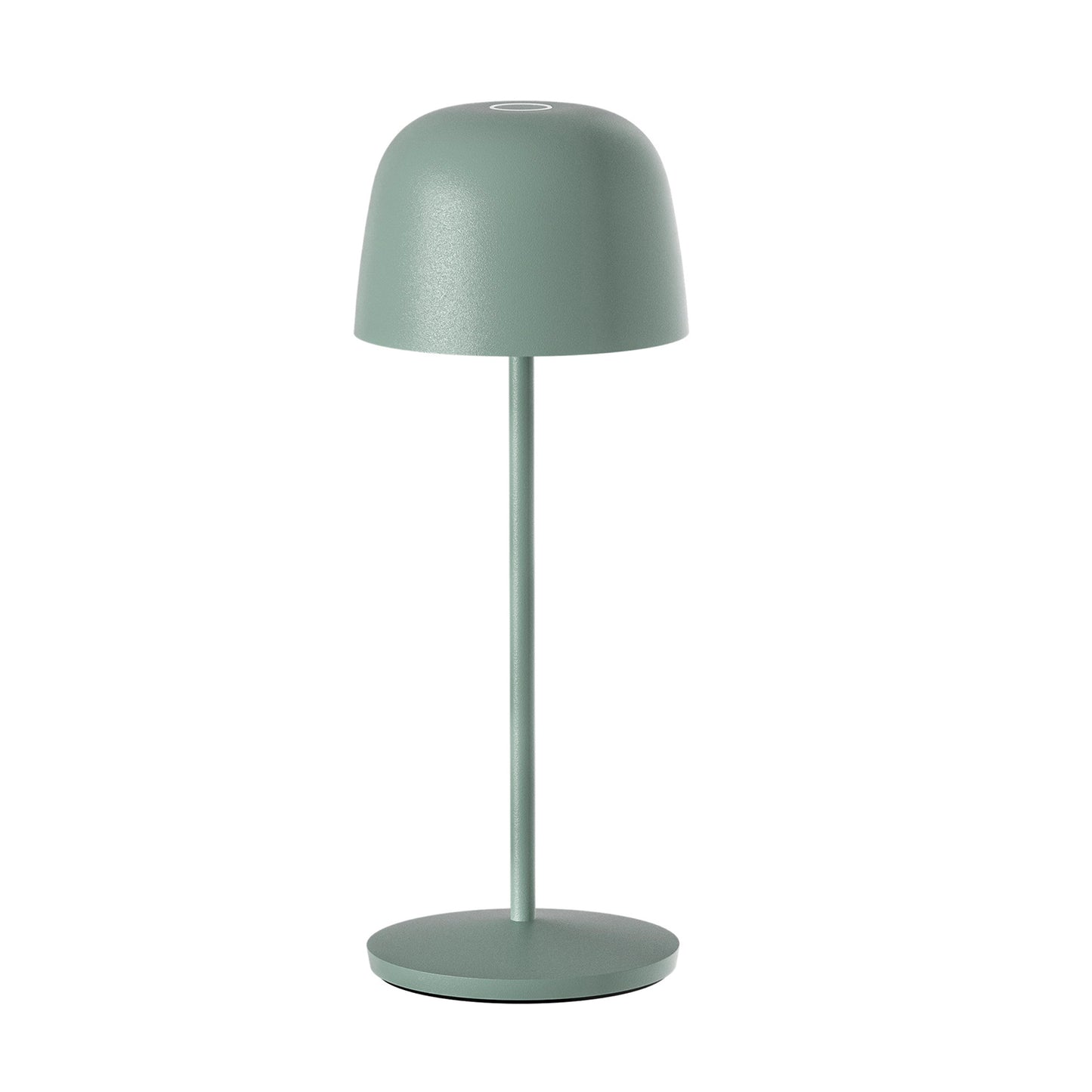 Lot de 6 Lampe de table sans fil LED blanc chaud dimmable SOPHIA OLIVE H28cm Vert Olive avec plateau de chargement