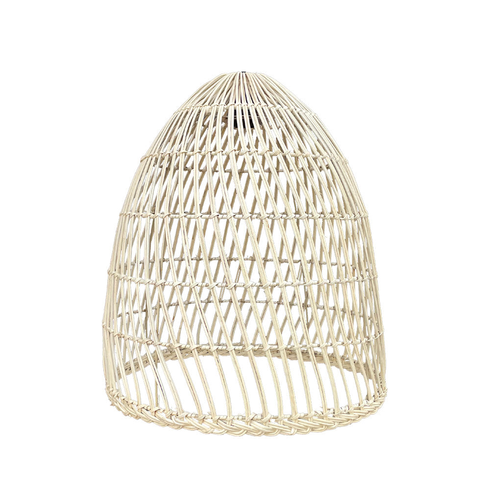 Abat jour naturel PAULO en rotin style bohème H45cm pour monture électrique E27