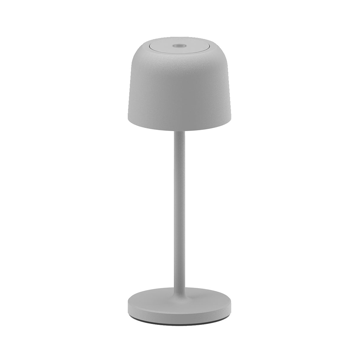 Lot de 6 Lampe de table sans fil LED blanc chaud dimmable SOPHIA GREY H20cm Gris avec plateau de chargement