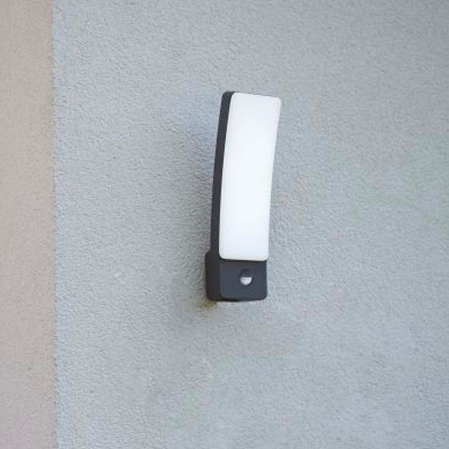 Applique murale d'extérieur sur secteur avec détecteur de mouvement KIRA GREY SENSOR aluminium LED blanc chaud H31cm
