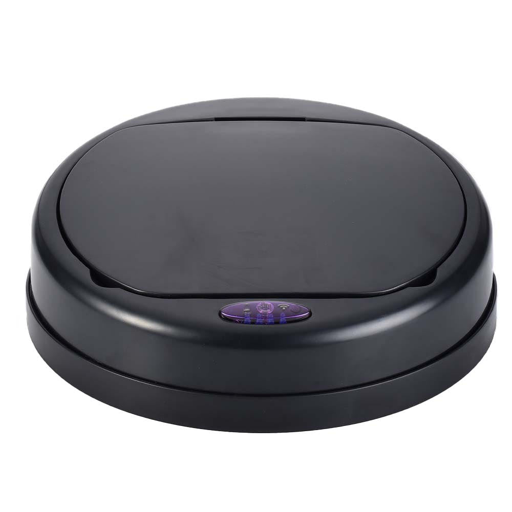 Couvercle de poubelle automatique rond modèle SOHO Noir Full Black