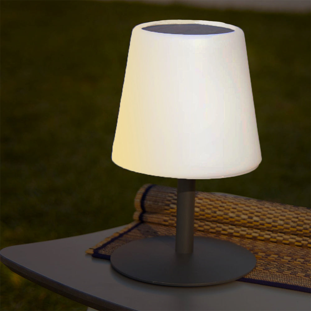 Lot de 2 Lampes de table solaire et rechargeable LED blanc chaud/blanc dimmable STANDY TINY SOLAR H25cm