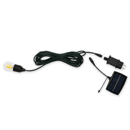 Câble solaire ENNA SOLAR LED intégrée longueur 5 mètres pour extérieur compatible avec nos abat-jour