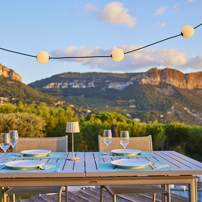 Guirlande lumineuse d'extérieur 12 boules Ampoule LED BOLLY LIGHT 11m avec crochet