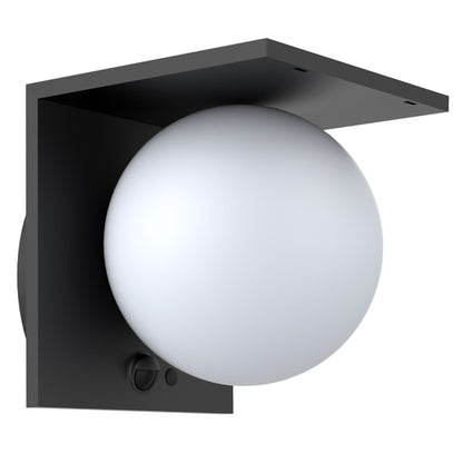 Applique murale solaire avec détecteur de mouvement LED blanc froid BOLLY WALL H14cm