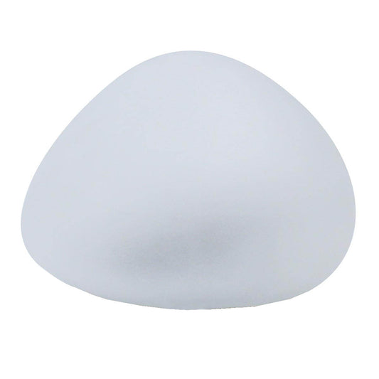 Lampe solaire décorative galet LED blanc SOLENZARA ∅16cm