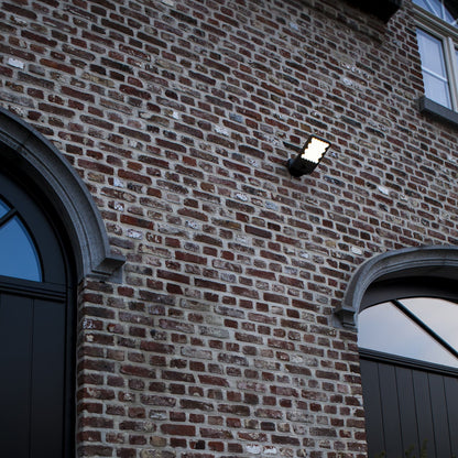 Applique murale d'extérieur sur secteur ATLANTIS GREY aluminium LED blanc chaud H11m