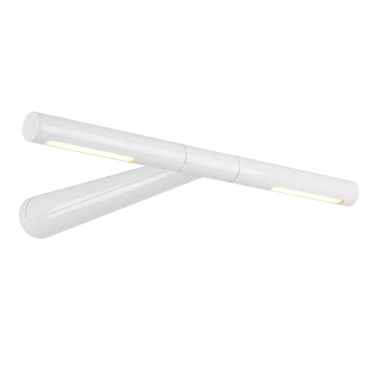 Applique murale d'intérieur blanc LED blanc chaud dimmable ATELIER WHITE H22,5 cm
