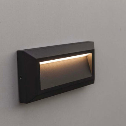Applique murale d'extérieur sur secteur HELENA aluminium gris  LED blanc H10m