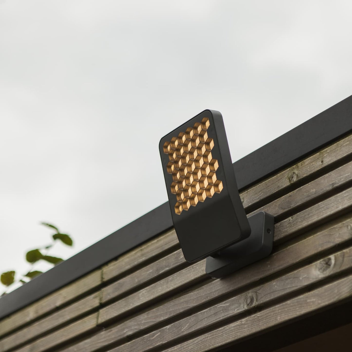 Applique murale d'extérieur sur secteur ATLANTIS GREY aluminium LED blanc chaud H11m