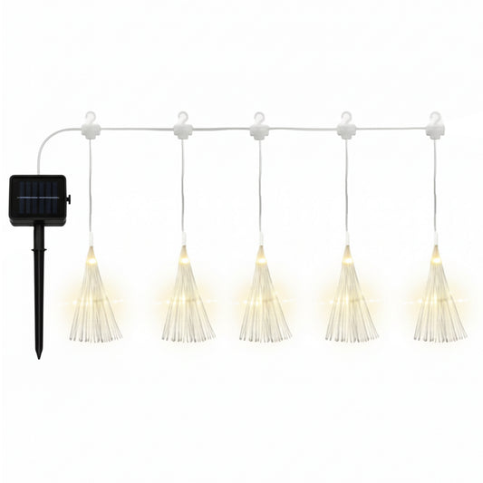Guirlande lumineuse extérieur solaire 5 boules effet feu d'artifice FIREWORKS STRING LIGHT 4m