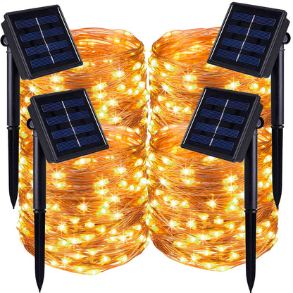 4 Guirlande solaire SKINNY 400 LED 42M
