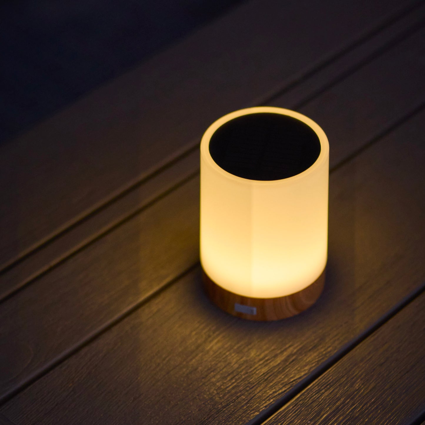 Lot de 2 Lampes de table solaires LED blanc dimmable 2x DUOLIGHT H13cm