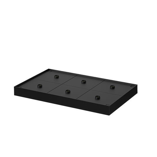 Plateau de Chargement Induction PLATE Noir - Compatible avec 6 Lampes de Table KELLY