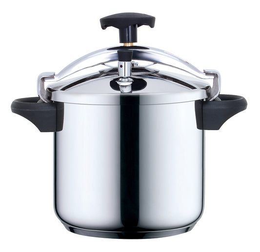 Autocuiseur cocotte minute à étrier Ø24cm 8L CLASSIQUE en acier Inox avec panier cuisson - REDDECO.com