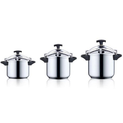 Autocuiseur cocotte minute à étrier Ø24cm 8L CLASSIQUE en acier Inox avec panier cuisson - REDDECO.com