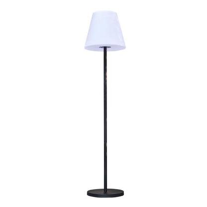 Lampadaire lumineux solaire et rechargeable pied métal LED blanc chaud / blanc dimmable STANDY SOLAR H150cm - REDDECO.com