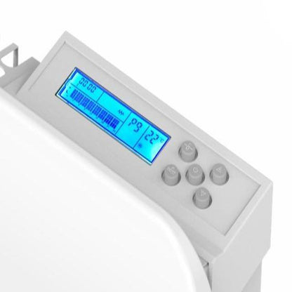 Radiateur électrique à inertie sèche bloc FONTE écran LCD 1000W ASPEN Norme NF