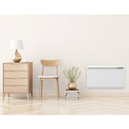 Radiateur électrique à inertie sèche CERAMIQUE écran LCD 1500W POWELL Norme NF - REDDECO.com